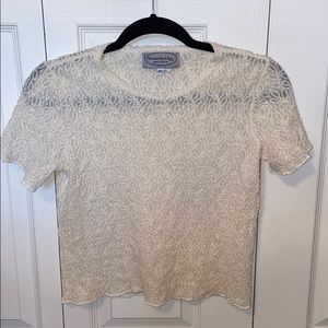 Lace Detail Blouse, Small Petite